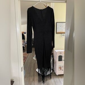 Dress with fringe on it